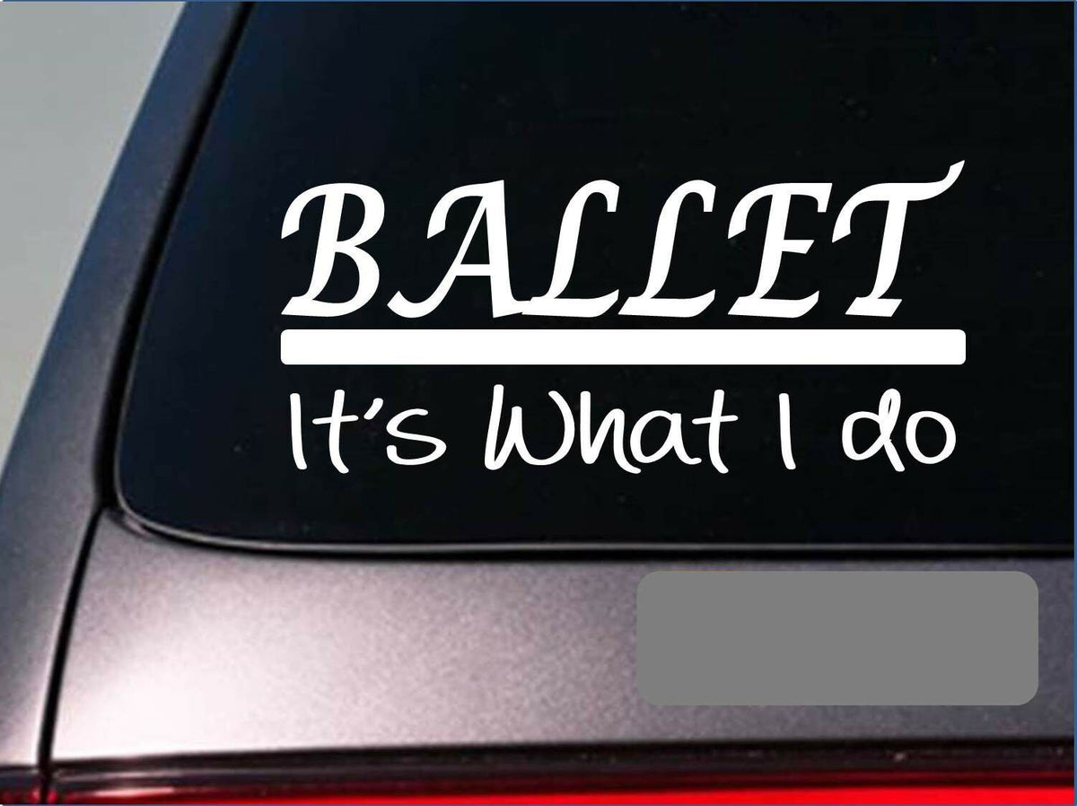 Ballet Vinyl Decal