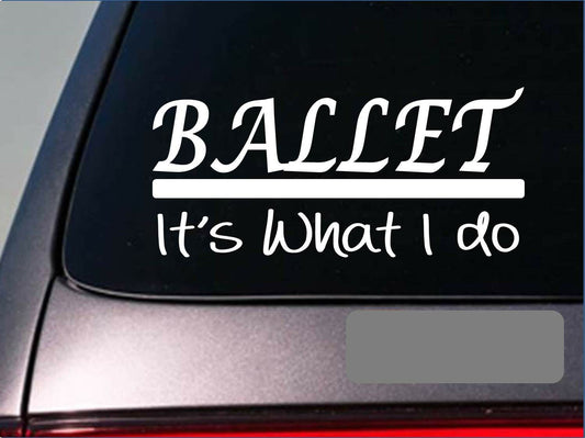 Ballet Vinyl Decal