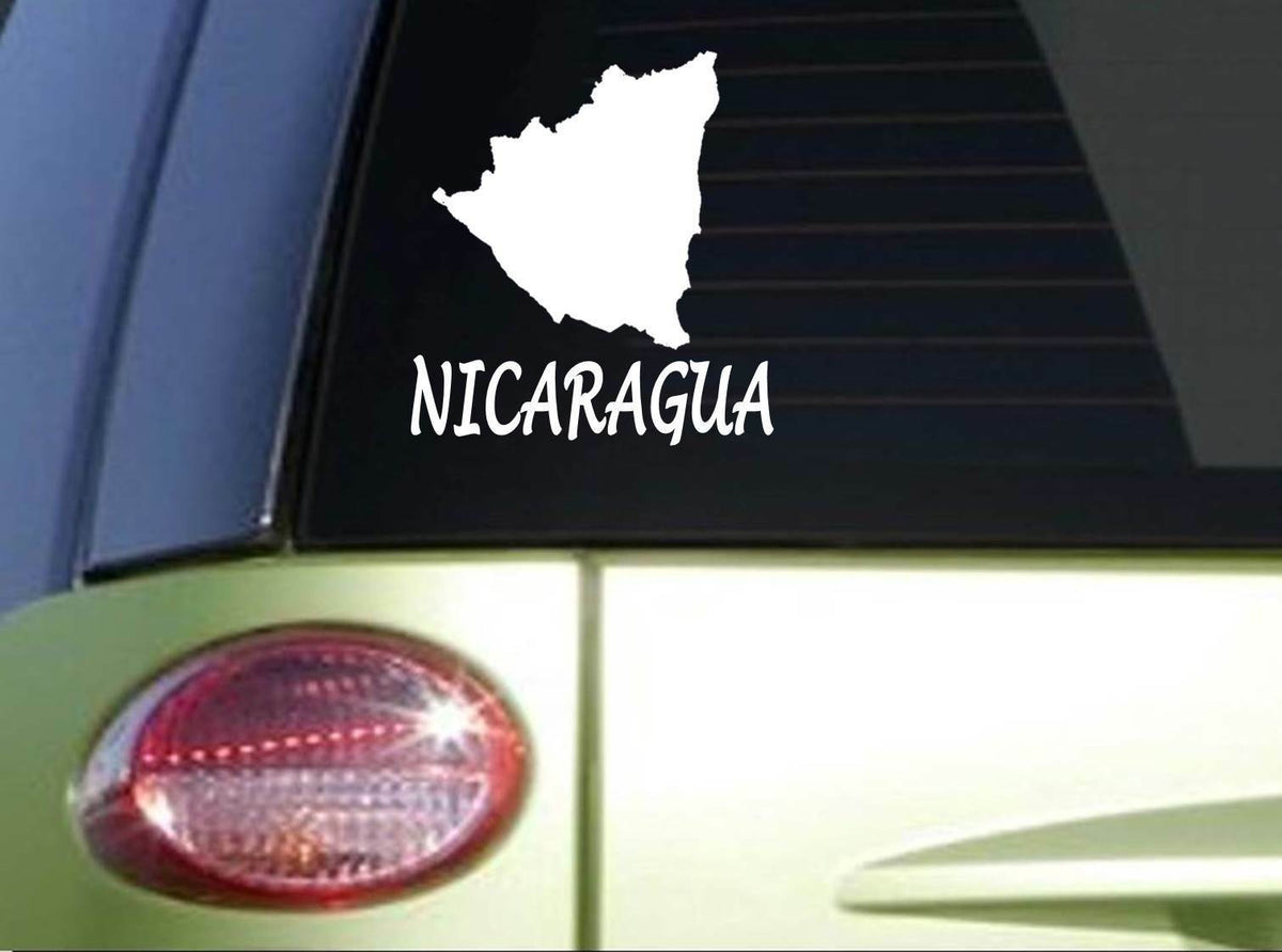 Nicaragua Vinyl Decal – 7 Inch