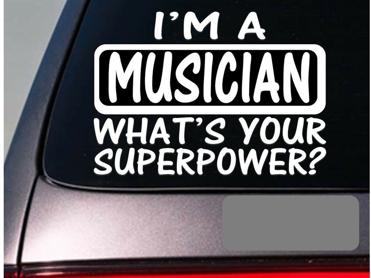 I'm a Musician Vinyl Decal
