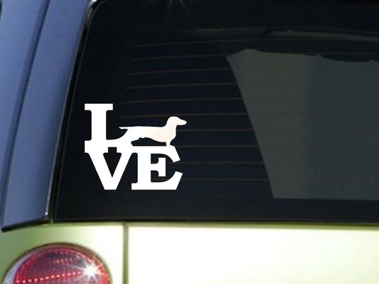 Dachshund Love Vinyl Decal – 6 Inch