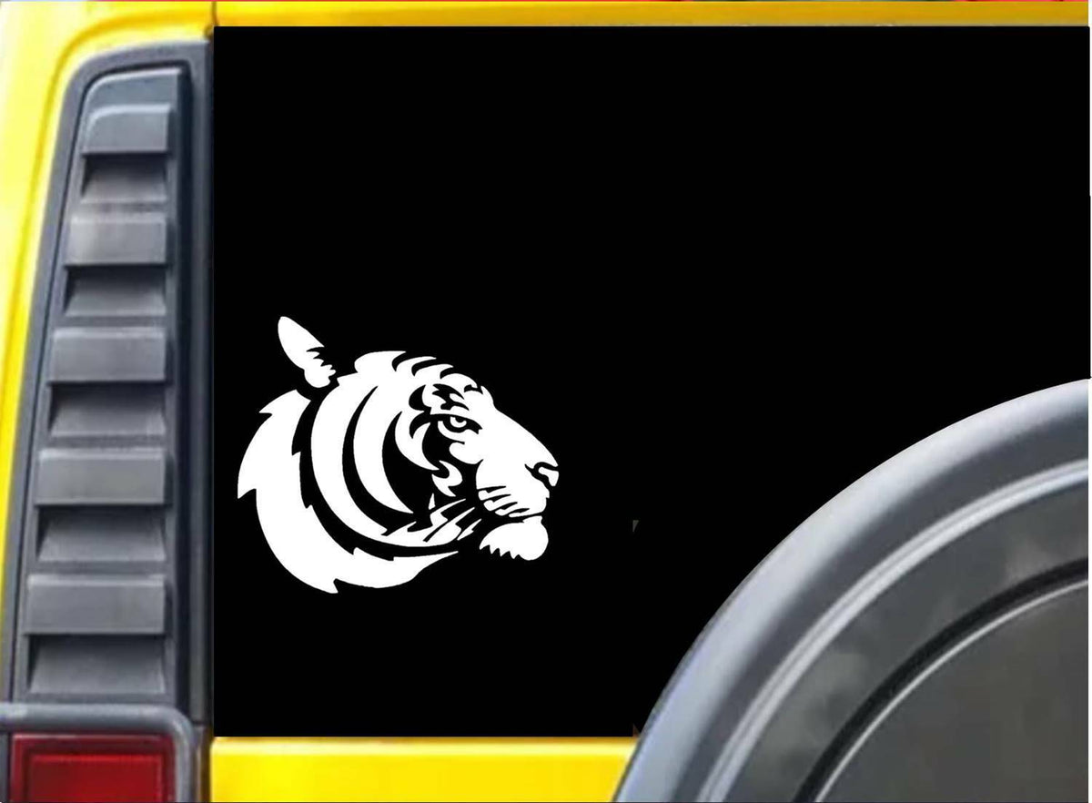 Tiger Head Vinyl Decal – 6 Inch