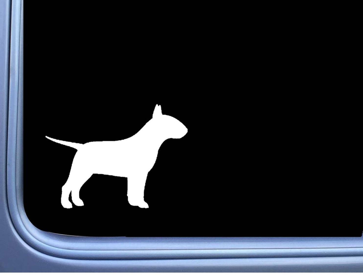 Bull Terrier Plain Vinyl Decal – 6 Inch