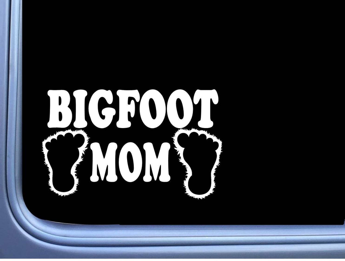 Bigfoot Mom Vinyl Decal – 8 Inch