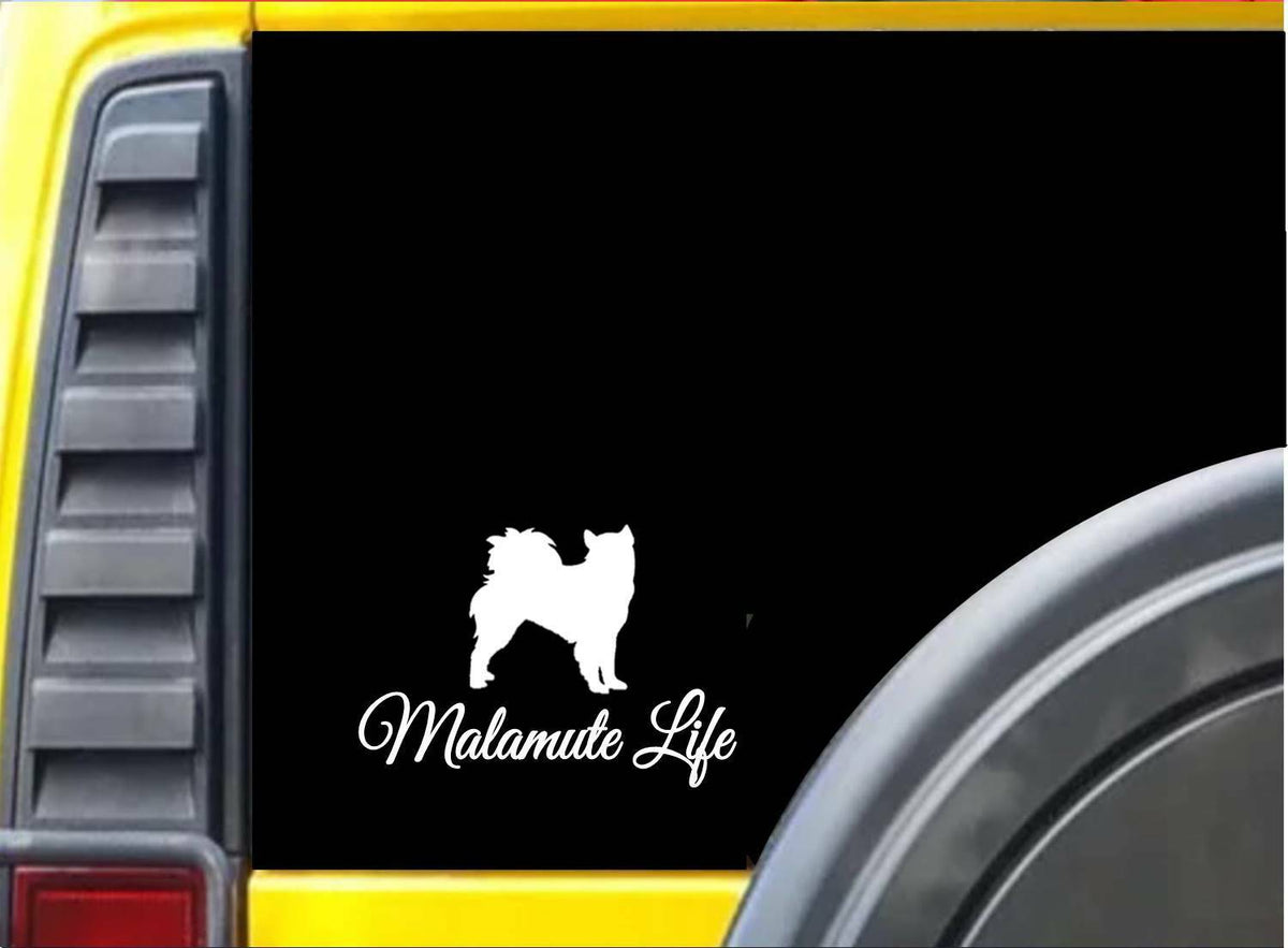 Malamute Life Vinyl Decal – 6 Inch