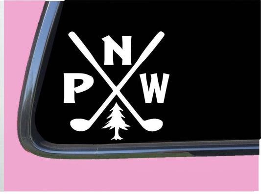 Pnw Golf Pinetree Vinyl Decal – 6 Inch
