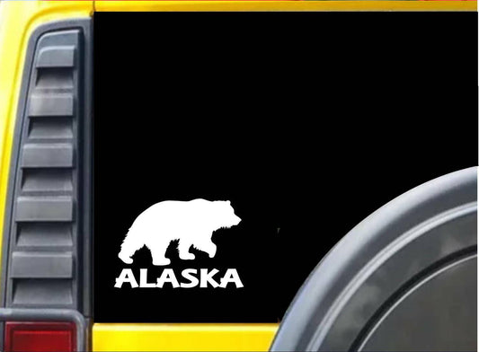 Alaska Bear Vinyl Decal – 6 Inch