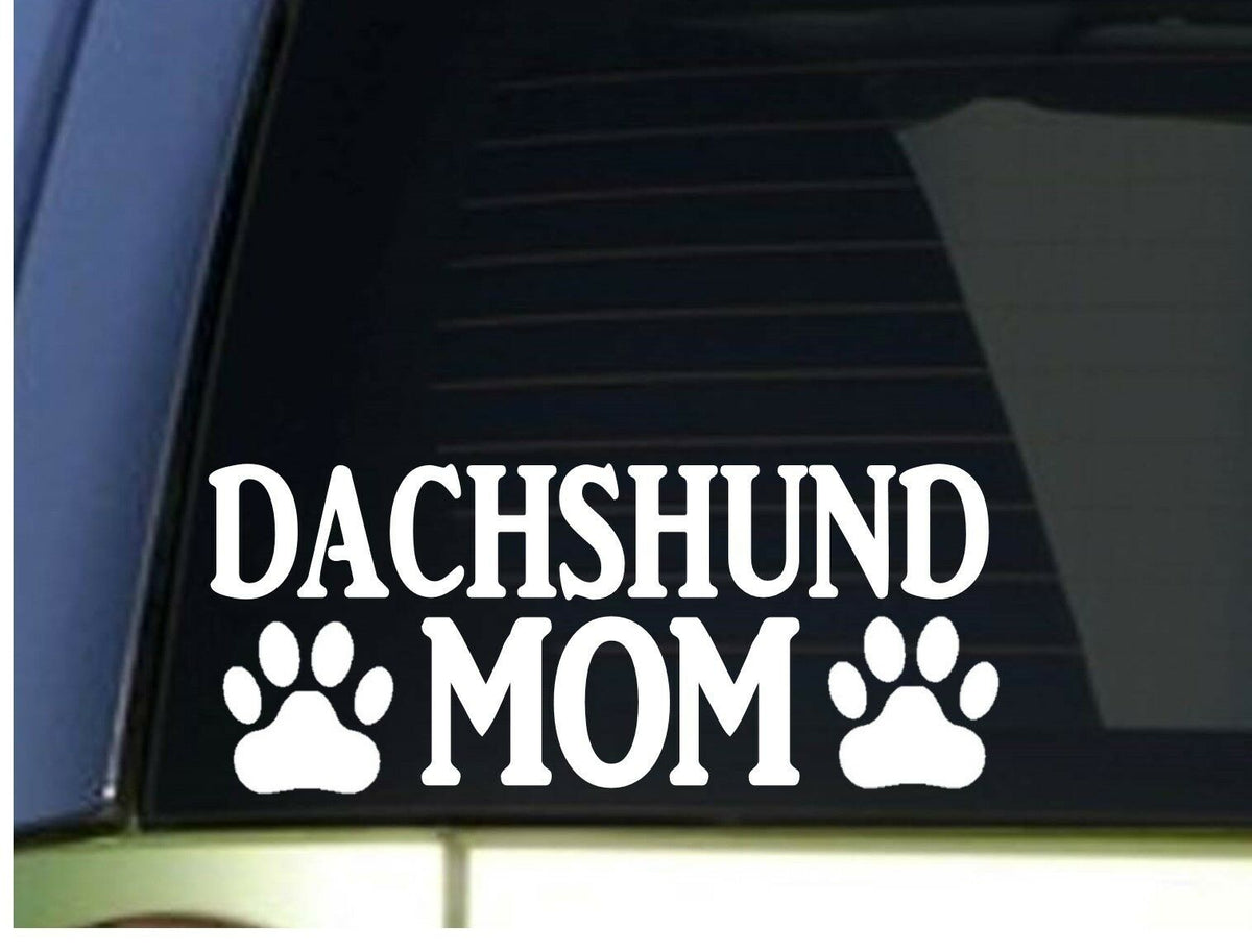 Dachshund Mom Vinyl Decal – 8.5 Inch