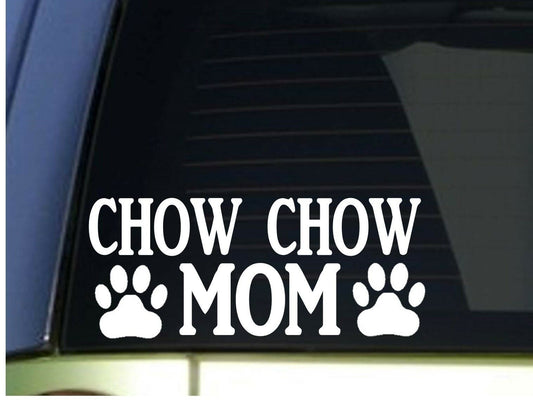 Chow Chow Mom Vinyl Decal – 8.5 Inch