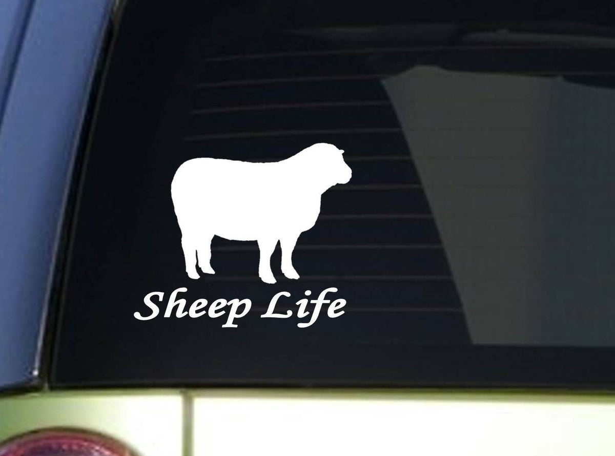 Sheep Life Vinyl Decal – 6 Inch