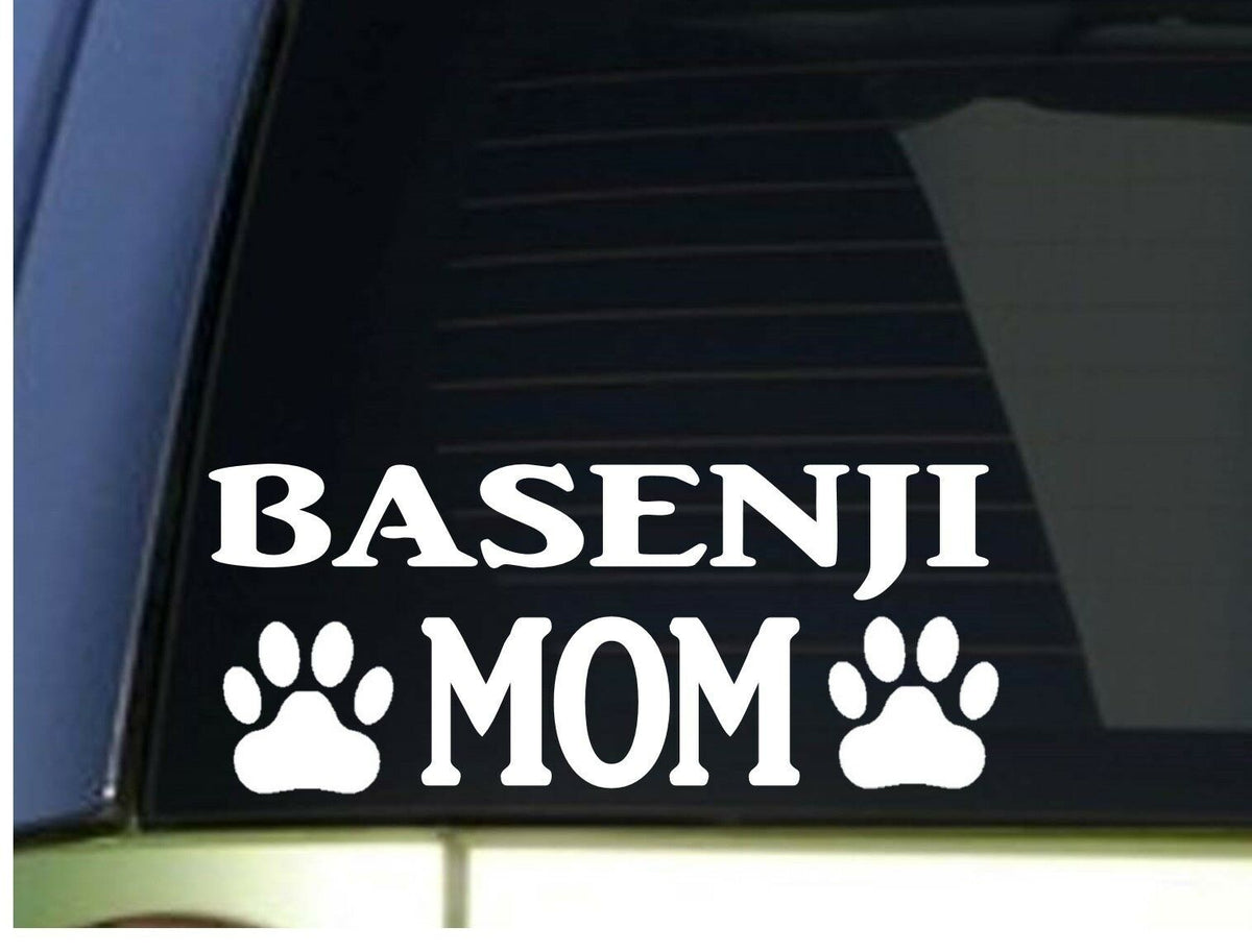 Basenji Mom Vinyl Decal – 8.5 Inch