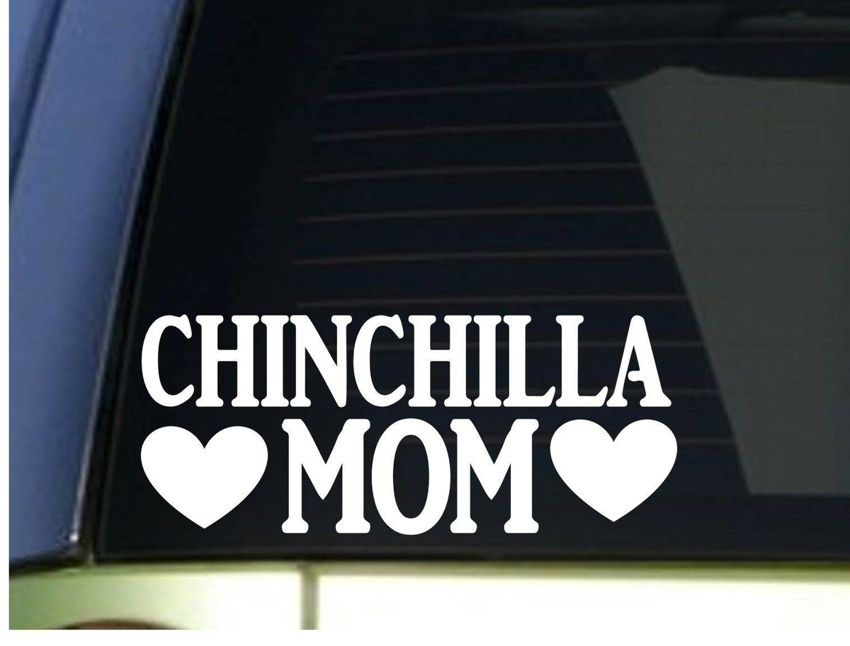 Chinchilla Mom Vinyl Decal – 8.5 Inch