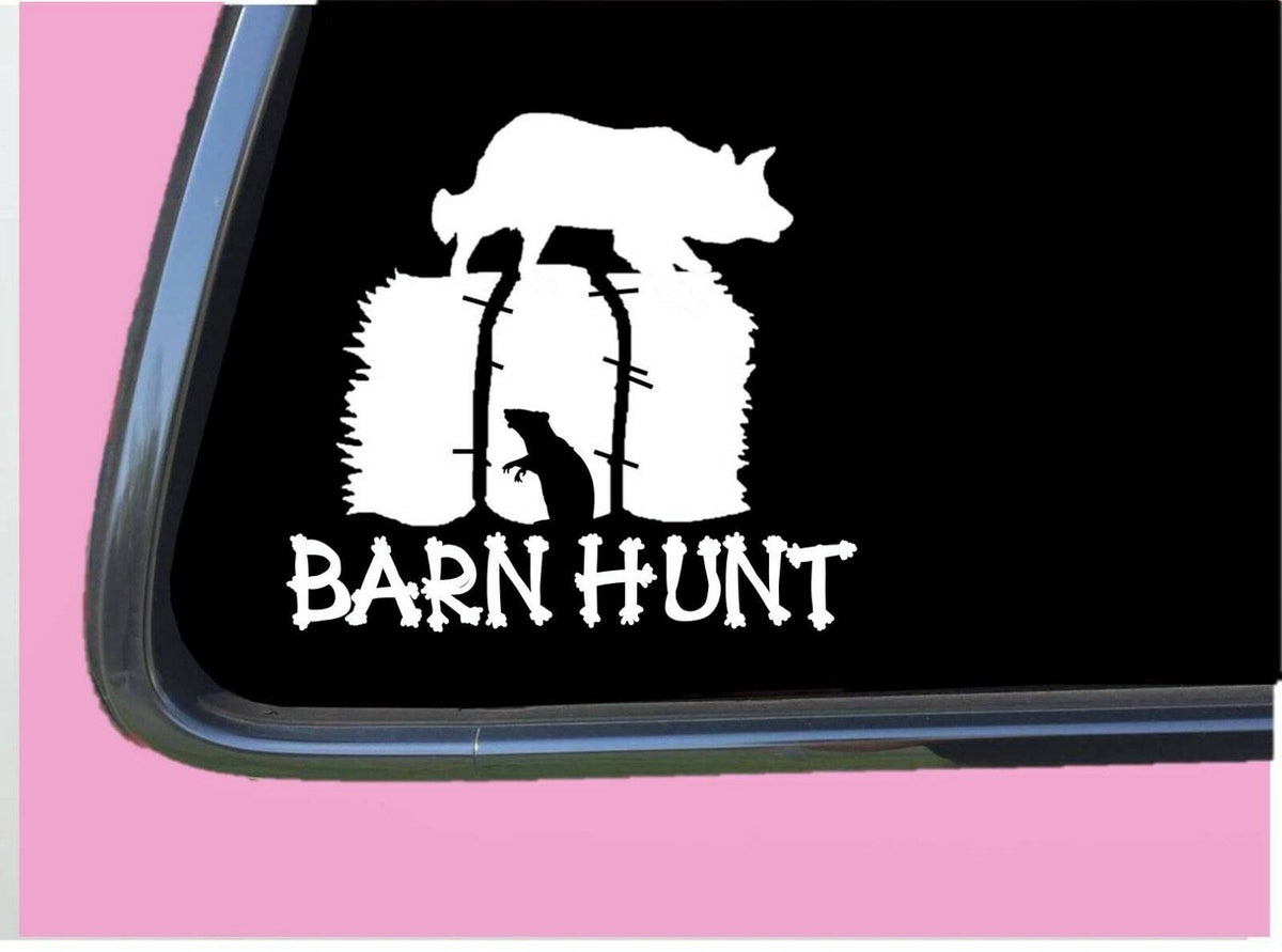 Border Collie Barn Hunt Vinyl Decal – 6 Inch