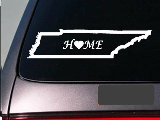 Tennessee Home Vinyl Decal – 6 Inch