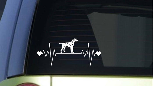 Dalmatian Lifeline Vinyl Decal – 8 Inch