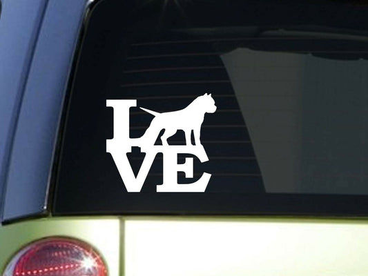 Pitbull Love Vinyl Decal – 6 Inch