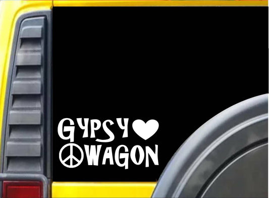Gypsy Wagon Vinyl Decal – 8 Inch