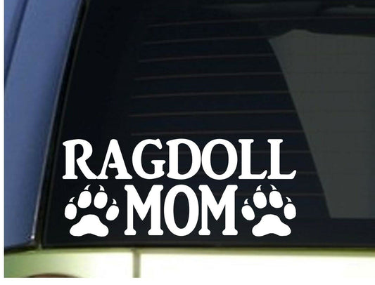 Ragdoll Mom Vinyl Decal – 8.5 Inch
