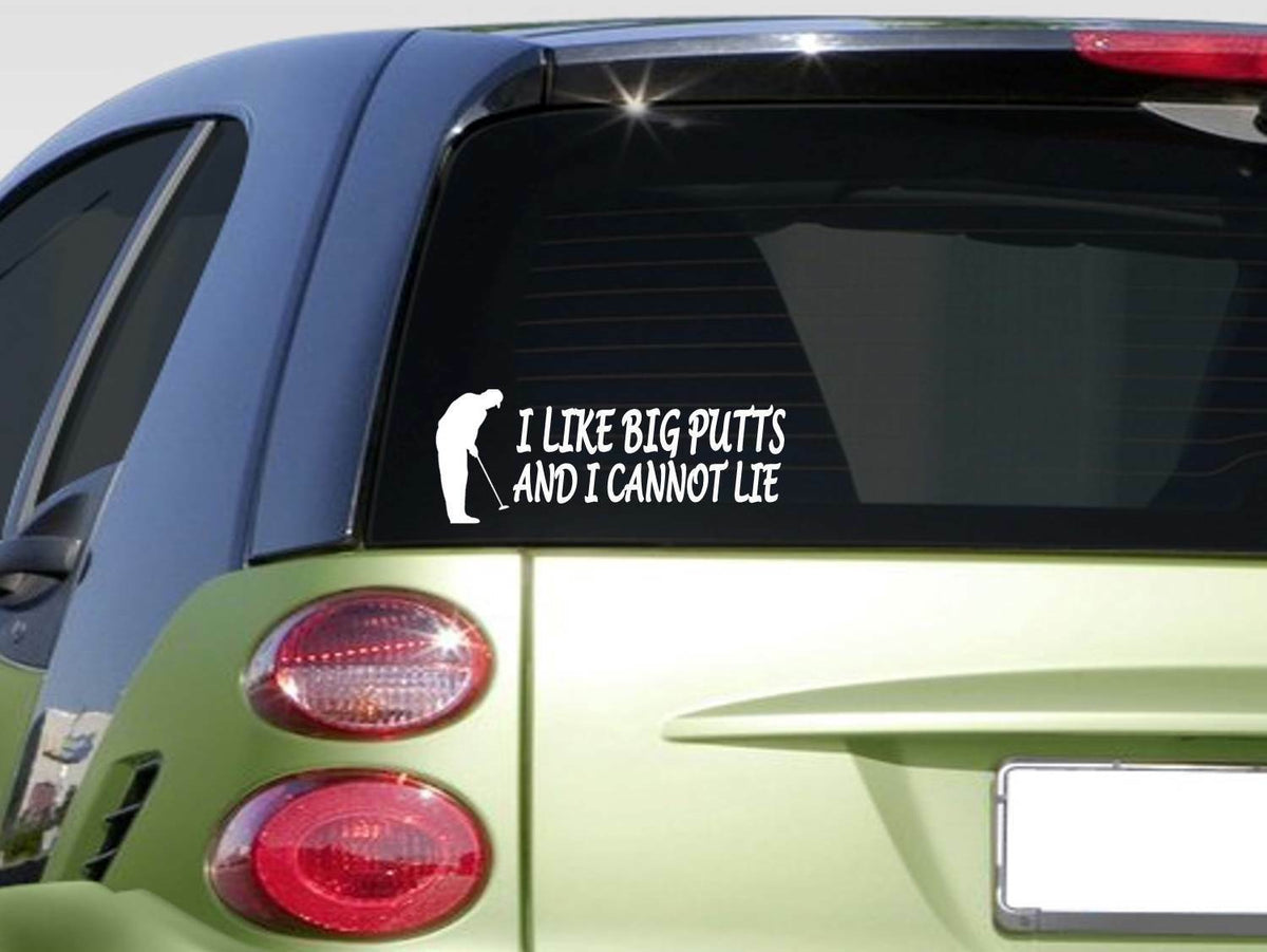 I Like Big Putts Vinyl Decal – 8 Inch