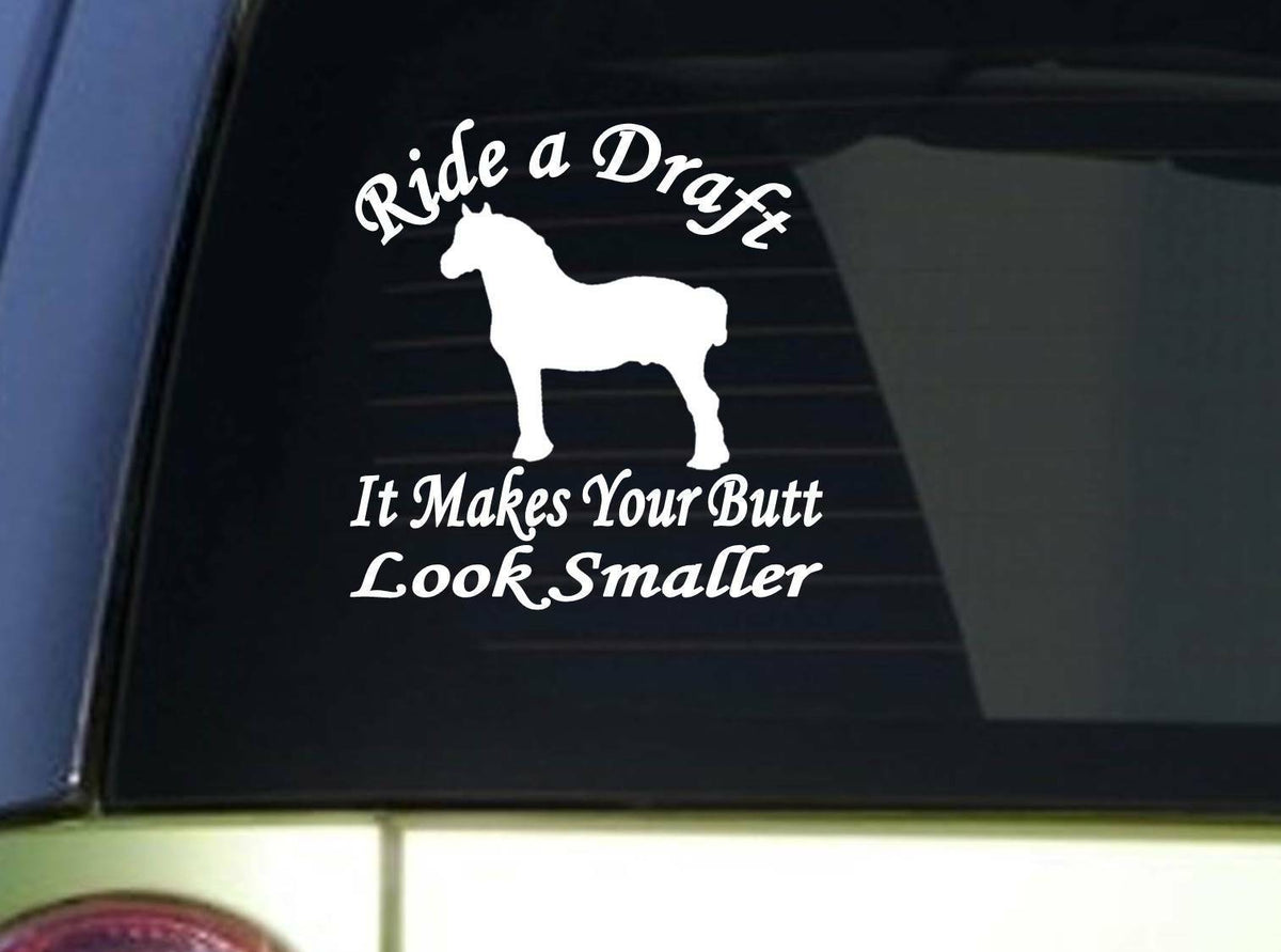 Ride a Draft 6X Vinyl Decal – 6 Inch