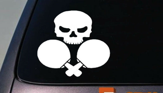 Ping Pong Vinyl Decal – 6 Inch