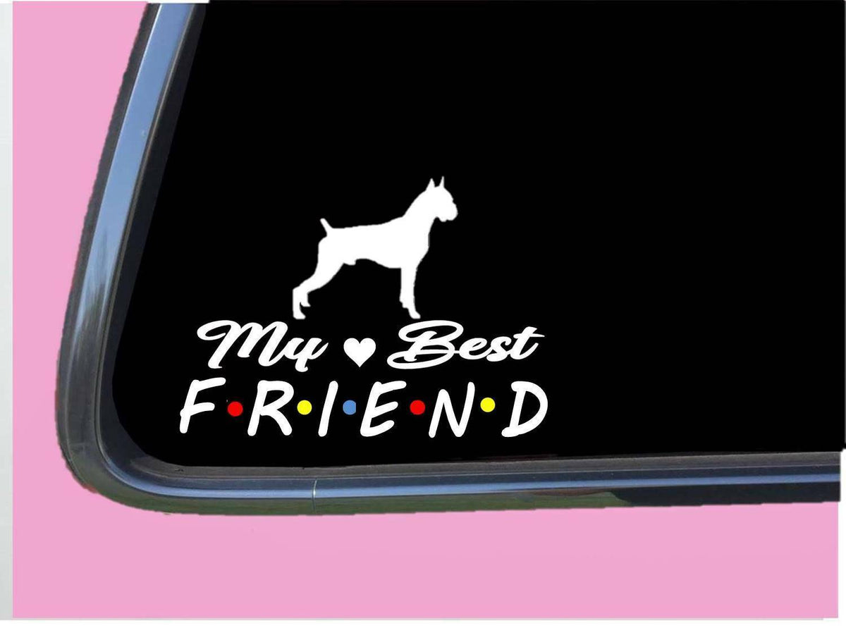 Boxer Cropped Vinyl Decal – 6 Inch