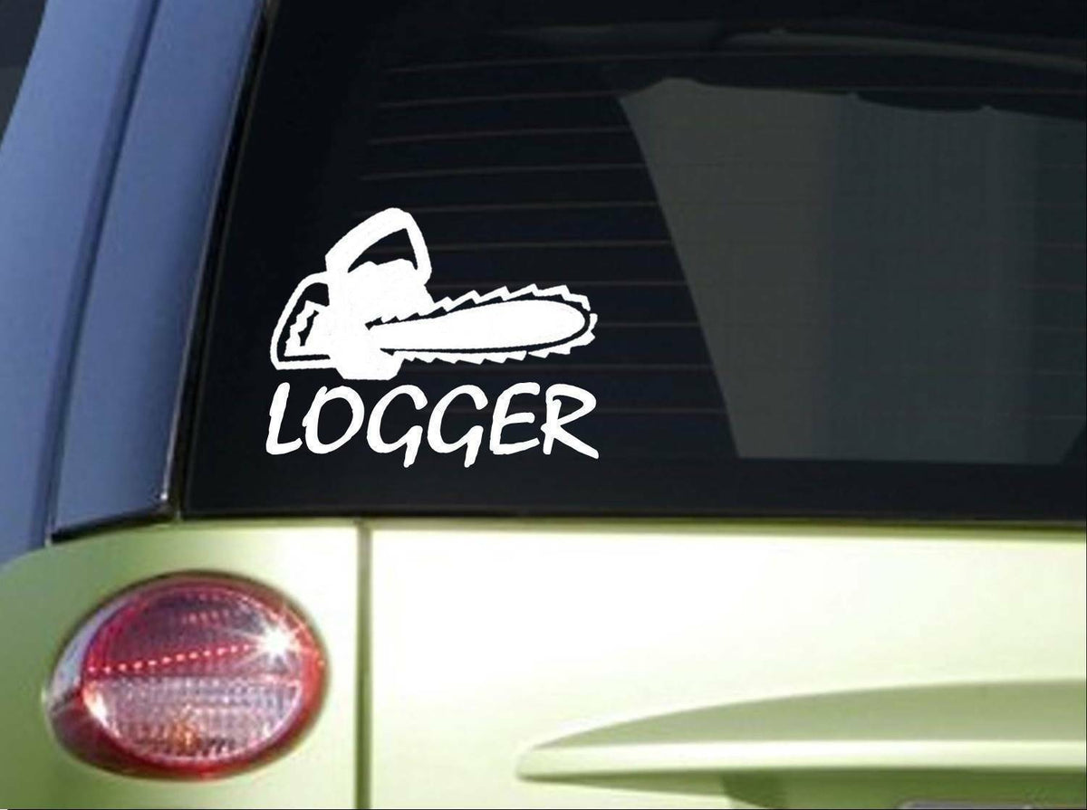 Logger Logging Vinyl Decal – 6 Inch