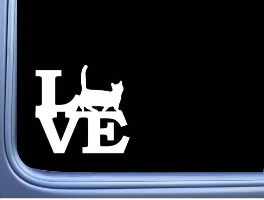Munchkin Cat Love Vinyl Decal – 6 Inch
