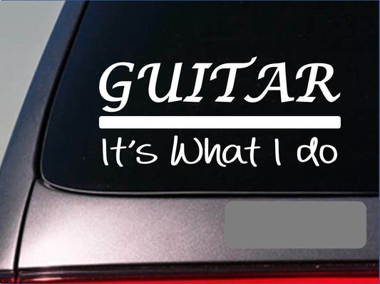 Guitar Vinyl Decal
