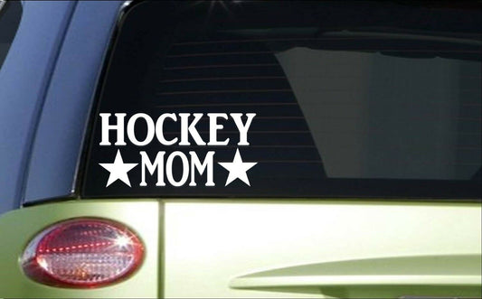 Hockey Mom Vinyl Decal – 8 Inch