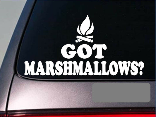 Got Marshmallow Camping Vinyl Decal