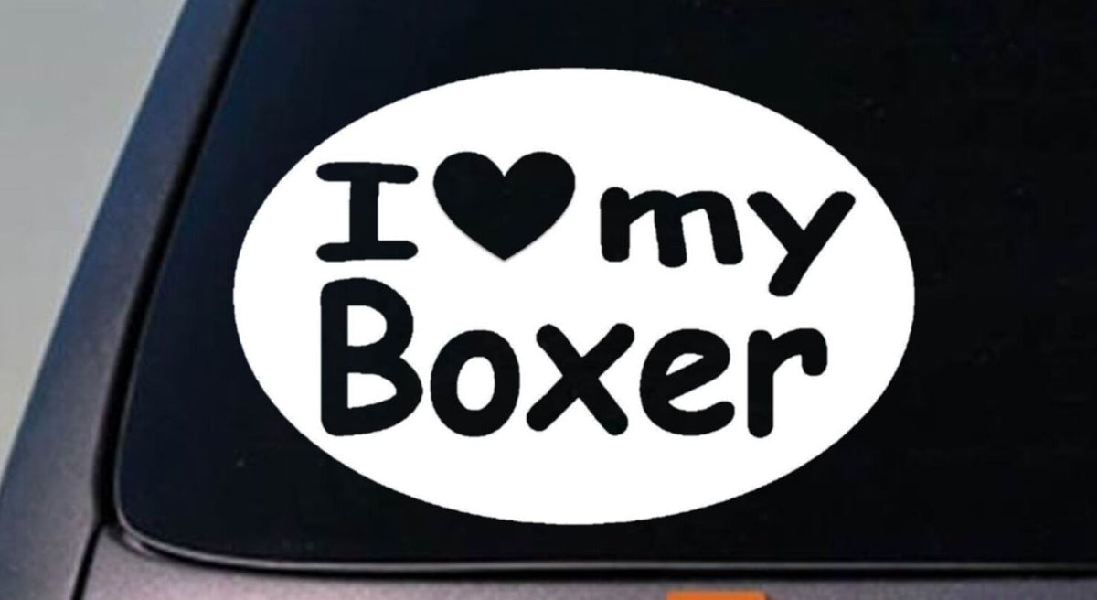 Boxer Vinyl Decal