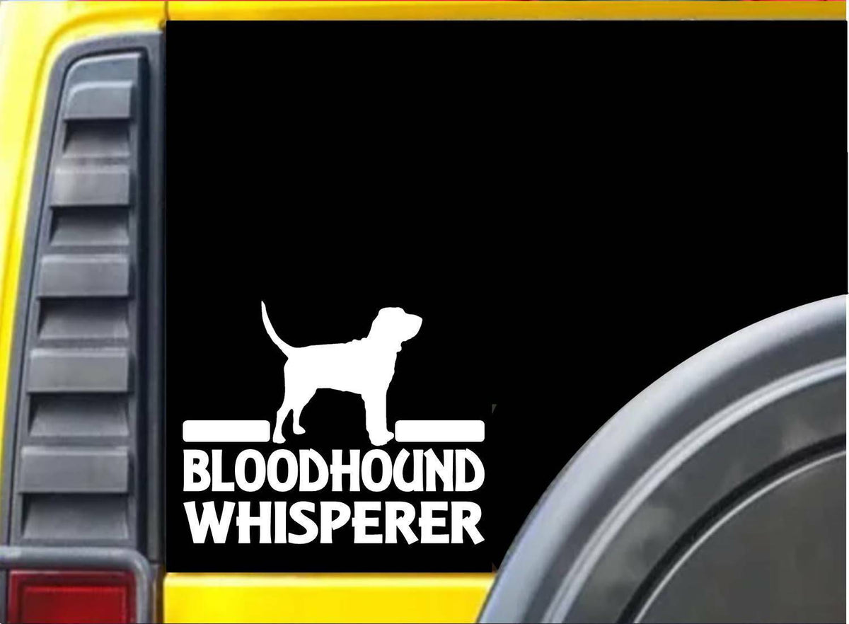Bloodhound Whisperer Vinyl Decal – 6 Inch