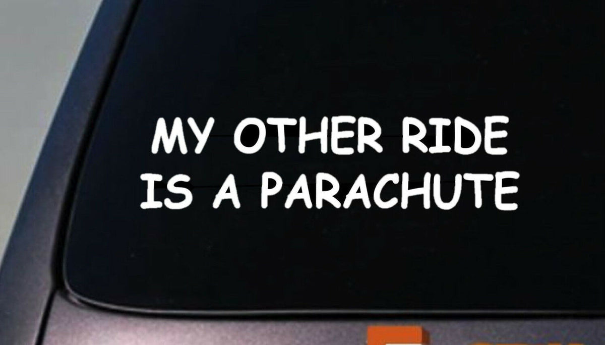 Parachute Vinyl Decal