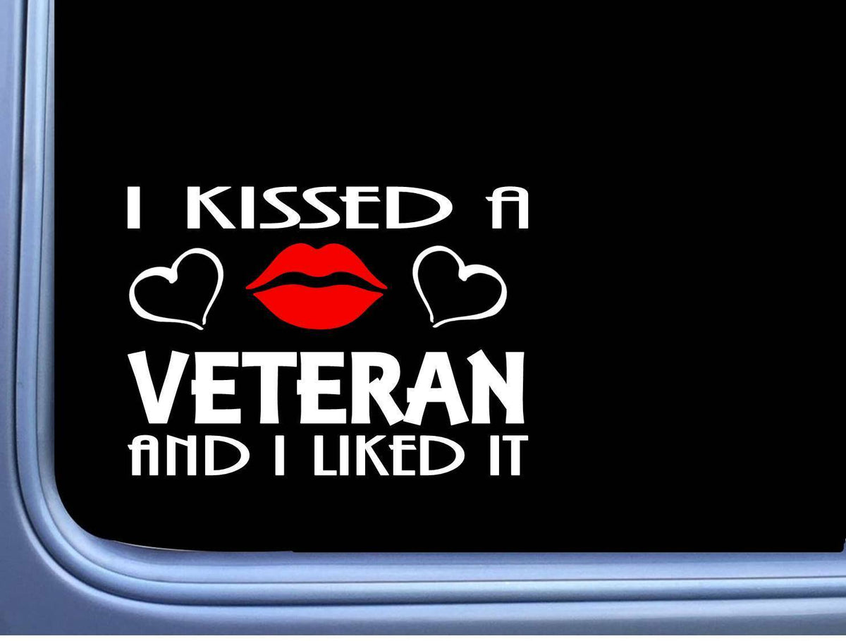 Veteran Kissed Soldier Sniper Vinyl Decal – 8 Inch