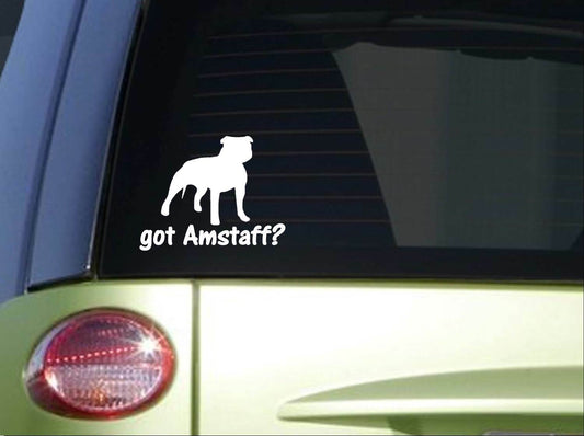 Got Amstaff Vinyl Decal – 6 Inch
