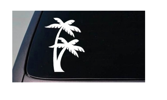 Palm Trees Vinyl Decal – 6 Inch