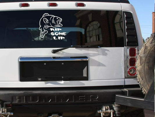 Rip Some Lip Vinyl Decal – 13 Inch