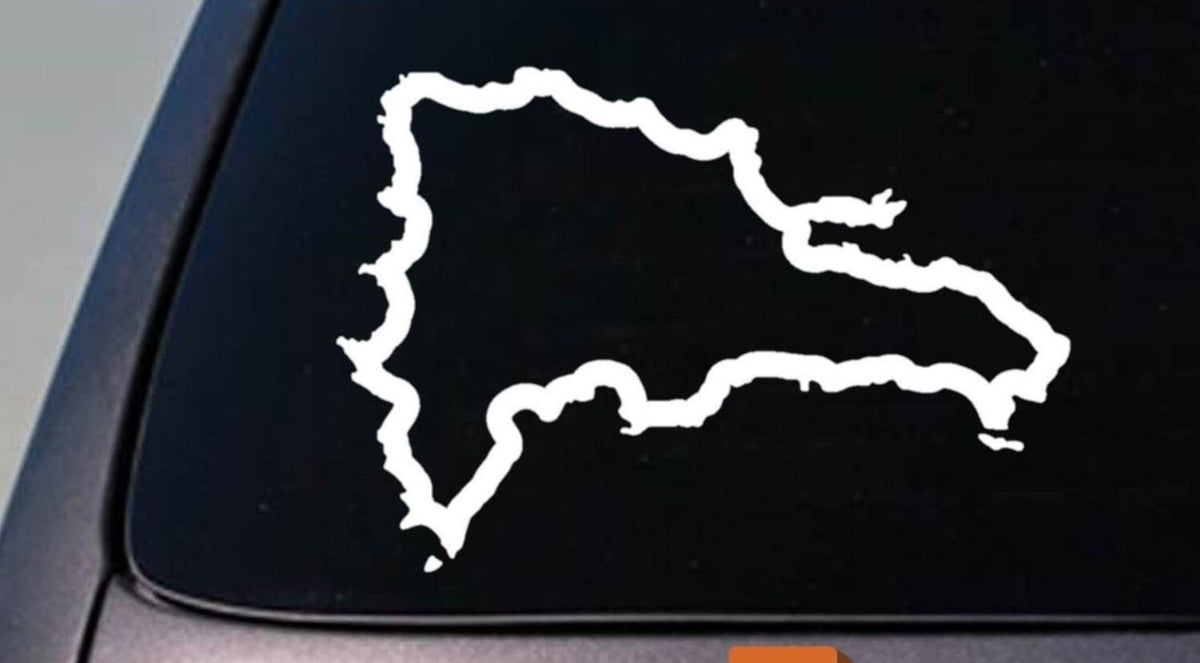 Dominican Republic Country Vinyl Decal – 6 Inch