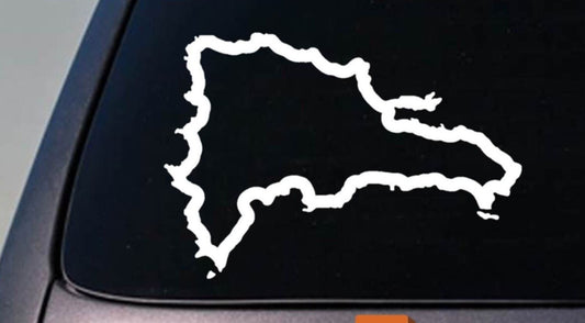 Dominican Republic Country Vinyl Decal – 6 Inch