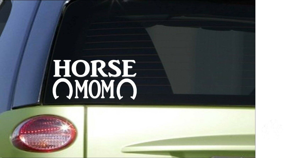 Horse Mom Vinyl Decal – 8 Inch