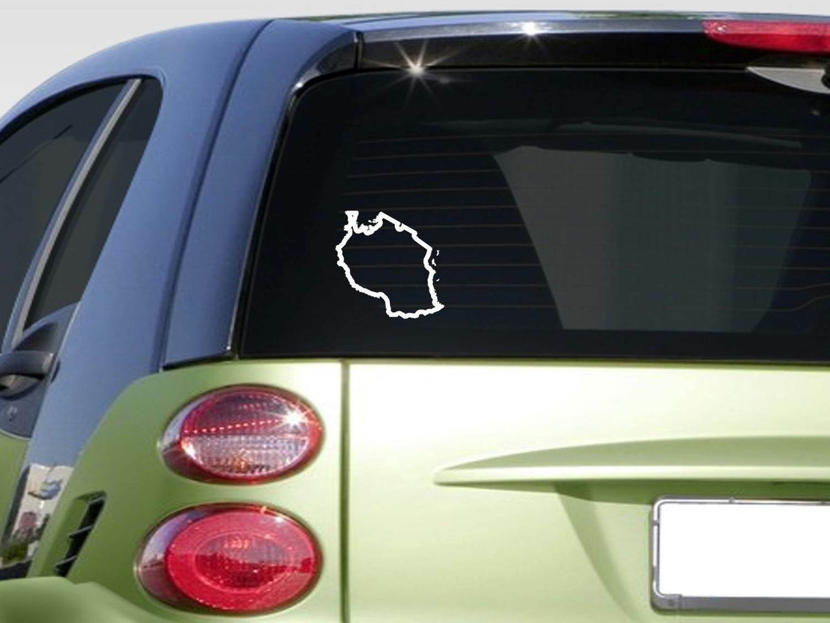 Tanzania Vinyl Decal – 6 Inch