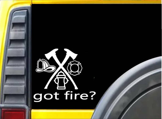 Got Fire Vinyl Decal – 6 Inch