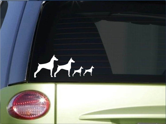 Dobie Family Vinyl Decal – 8.5 Inch