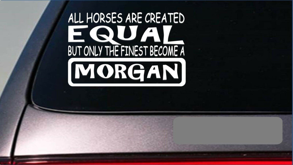 Morgan Equal Vinyl Decal – 8 Inch