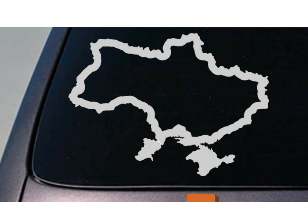 The Ukraine Country Vinyl Decal – 6 Inch