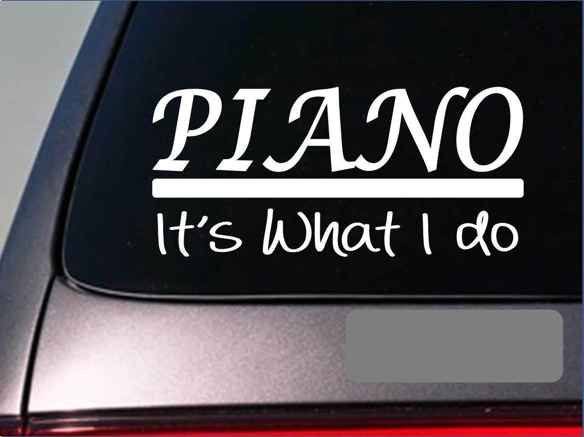 Piano Vinyl Decal