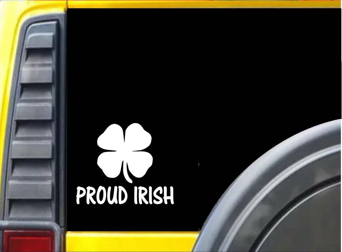 Proud Irish Vinyl Decal – 6 Inch