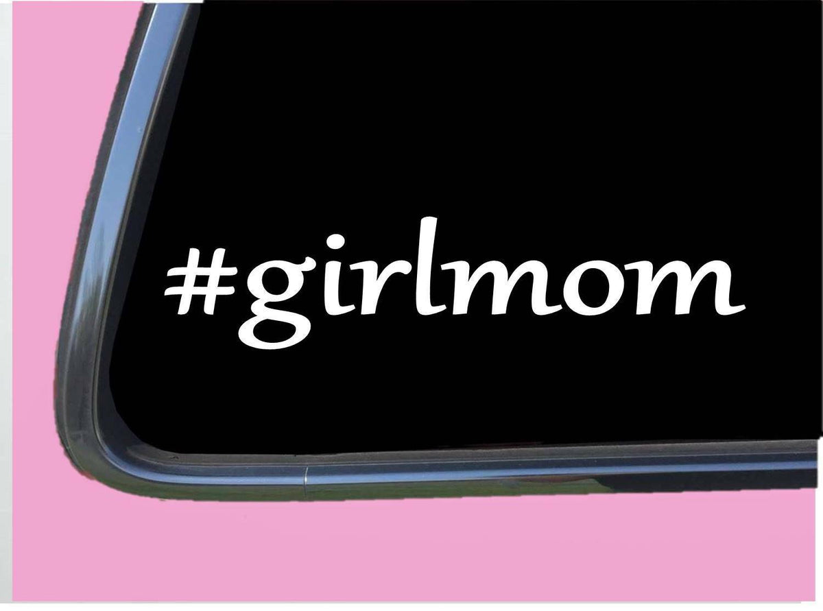 Girl Mom Vinyl Decal – 8 Inch