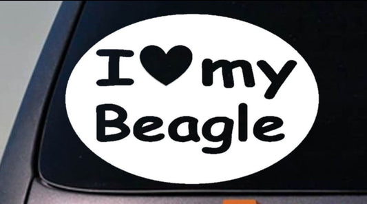 Beagle Vinyl Decal